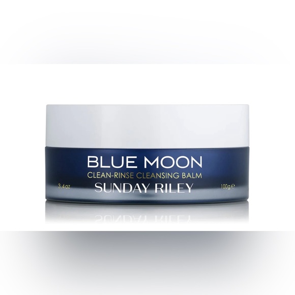 NIB Sunday Riley BLUE MOON CLEAN RINSE CLEANSING BALM 100g - Picture 1 of 2